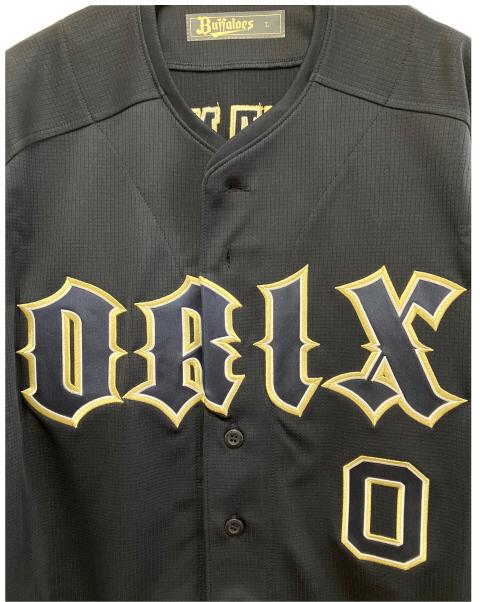 オリックス・バファローズ (オリックス・バファローズ) 野球ユニフォーム　渡部遼人 ブラック サイズ:L 未使用品