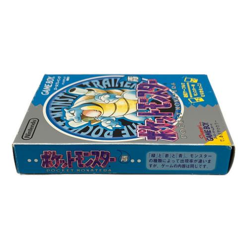 ポケットモンスター青 ゲームボーイ用ソフト