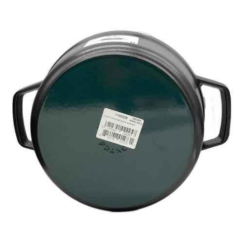 Staub (ストウブ) 両手鍋 22cm-2.6l ブラック ココット・ロンド
