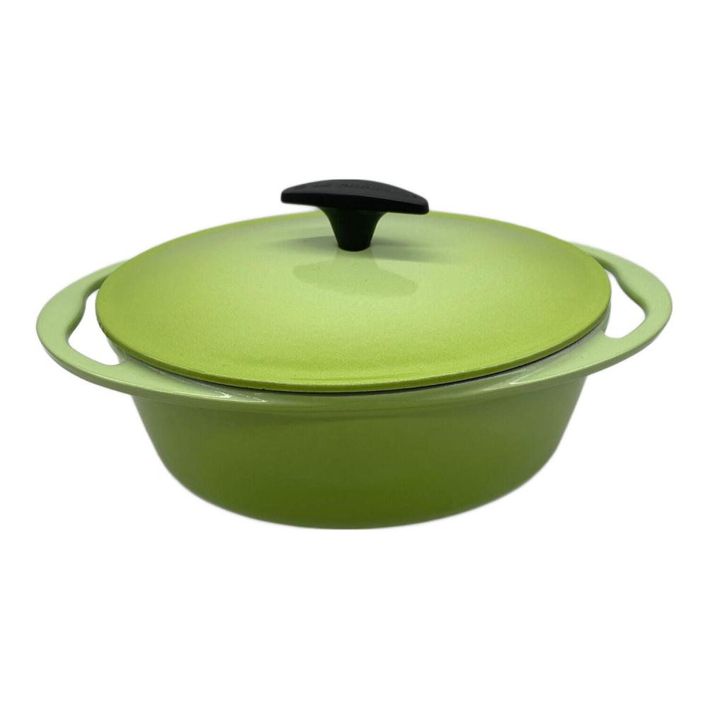 LE CREUSET オーバル鍋 25cm グリーン LE CREUSET (ルクルーゼ) 鍋 25cm グリーン ココット・オーバル