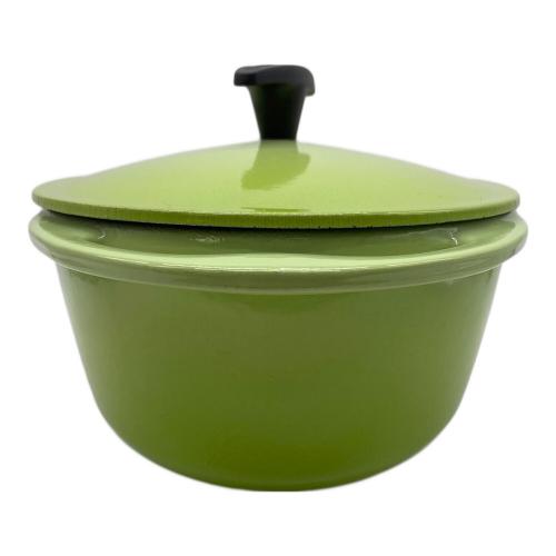 LE CREUSET (ルクルーゼ) 鍋 25cm グリーン ココット・オーバル