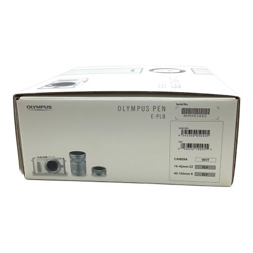 OLYMPUS PEN (オリンパスペン) ミラーレス一眼カメラ E-PL8 ダブルズームキット