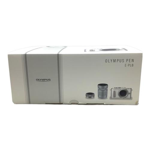 OLYMPUS PEN (オリンパスペン) ミラーレス一眼カメラ E-PL8 ダブルズームキット