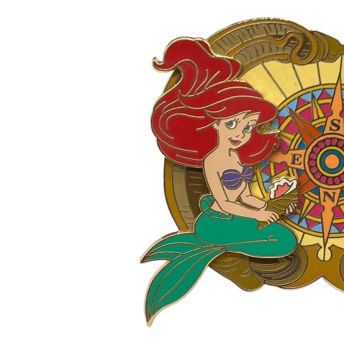 DISNEY (ディズニー) ディズニーシー5周年 アリエル＆フランダー ジャンボピン