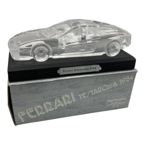 フェラーリガラスオブジェ FERRARI TESTAROSSA 1984