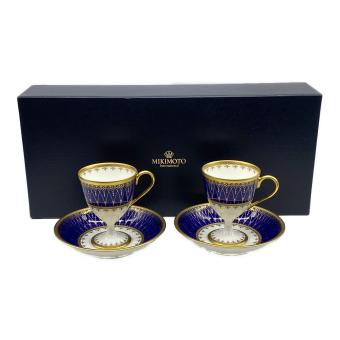 MIKIMOTO (ミキモト) カップ&ソーサー ハレドール ロイヤルブルー