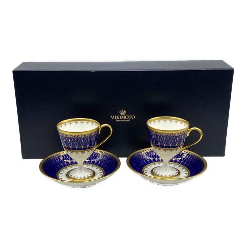 MIKIMOTO (ミキモト) カップ&ソーサー ハレドール ロイヤルブルー