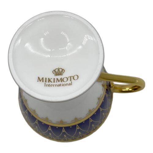 MIKIMOTO (ミキモト) カップ&ソーサー ハレドール ロイヤルブルー