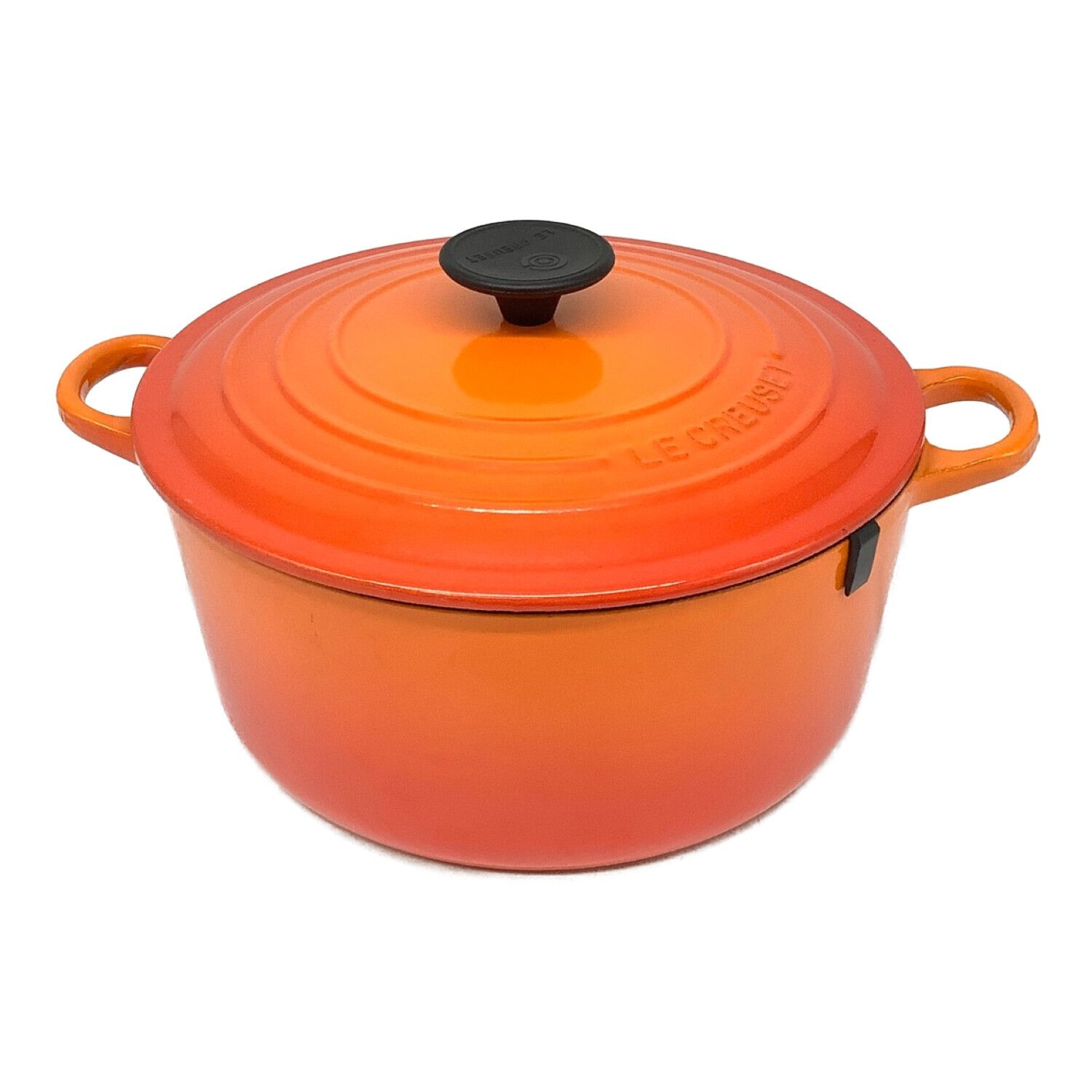 LE CREUSET (ルクルーゼ) 両手鍋 オレンジ シグニチャーココットロンド