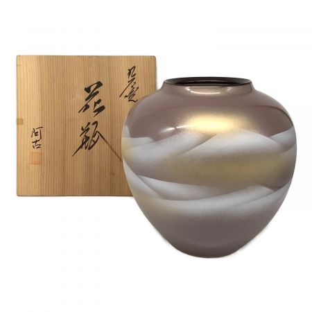 九谷焼 (クタニヤキ) 花瓶 阿古