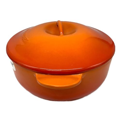 LE CREUSET (ルクルーゼ) 両手鍋 オレンジ 19cm レギュミエ