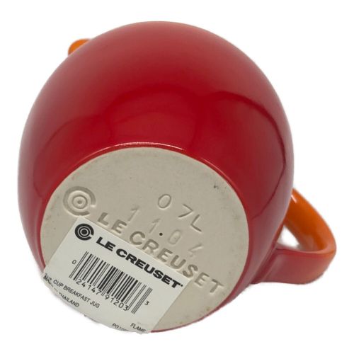 LE CREUSET (ルクルーゼ) 水差し 保管ヨゴレ有 オレンジ