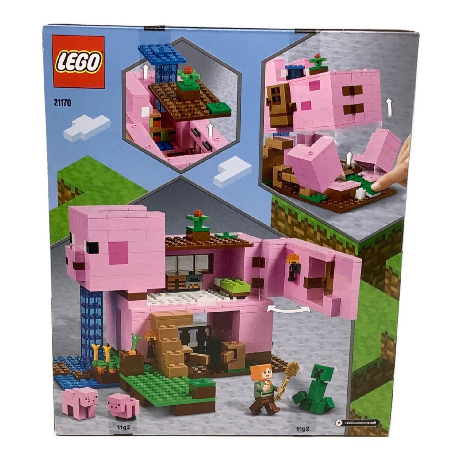 LEGO (レゴ) レゴブロック MINECRAFT ブタのおうち 21170｜トレファクONLINE