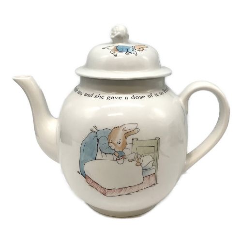 Wedgwood (ウェッジウッド) ティーポット 新刻印 ピーターラビット