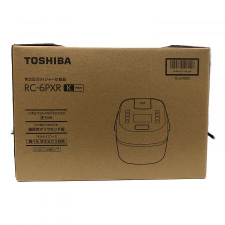 TOSHIBA (トウシバ) 圧力IH炊飯ジャー RC-6PXR 2023年製 3合(0.54L) 程度S(未使用品) 未使用品