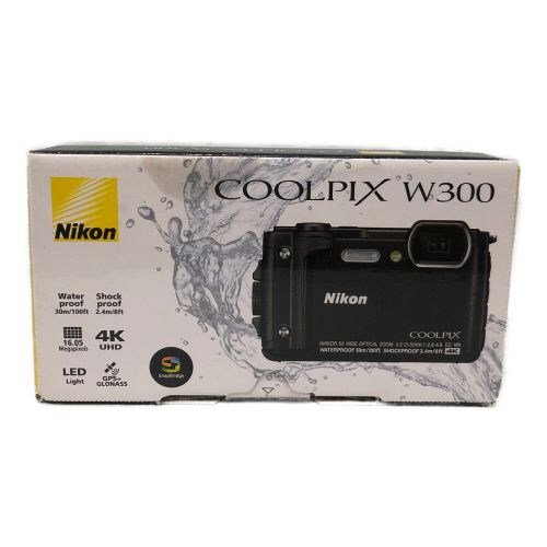 Nikon (ニコン) コンパクトデジタルカメラ ブラック COOLPIX W300 1605