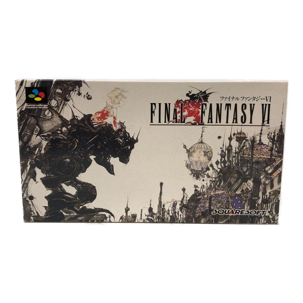 ファミコンソフト「ファイナルファンタジーⅥ」中古動作品1個の出品