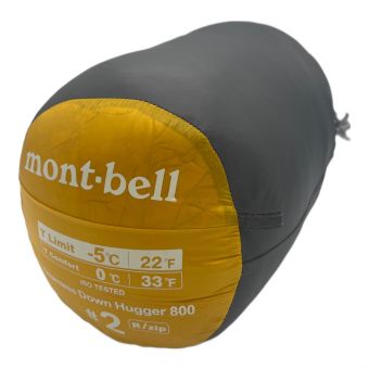 mont-bell (モンベル) マミー型シュラフ 【快適温度】 0℃ 【使用可能温度】 -5℃ 1121400 シームレスダウンハガー800＃02 中綿：800FP EXダウン 【適応身長】183cmまで対応