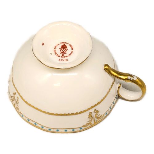 ROYAL CROWN DERBY (ロイヤルクラウンダービー) カップ&ソーサー 金彩