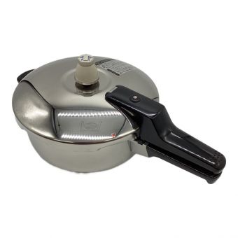 アサヒ軽金属工業株式会社 (アサヒケイキンゾクコウギョウ) 圧力鍋 シルバー×ブラック 3.0L 活力鍋 PSCマーク(圧力鍋)有