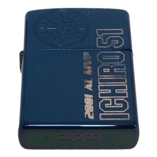 ZIPPO 2001 USA製 ネイビー ICHIRO51 ケース付き