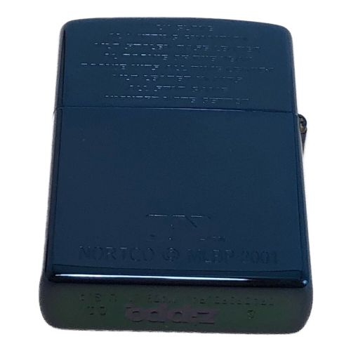 ZIPPO 2001 USA製 ネイビー ICHIRO51 ケース付き