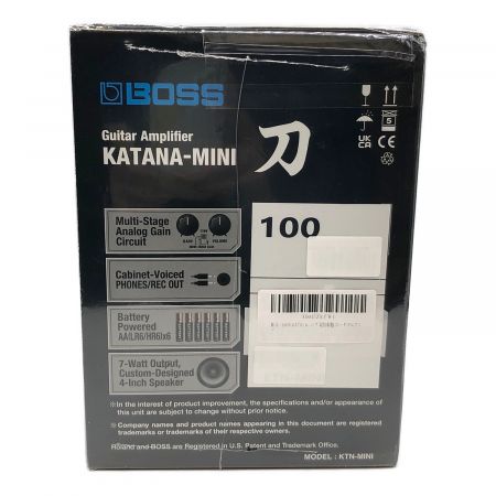 BOSS (ボス) ギターアンプ KTN-MINI KATANA-MINI