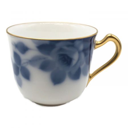 大倉陶園 (オオクラトウエン) コーヒー椀皿 ブルーローズ(8011)