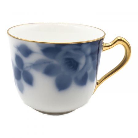 大倉陶園 (オオクラトウエン) コーヒー碗皿 ブルーローズ(8011)