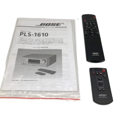 BOSE (ボーズ) DVDレシーバー 再生周波数帯域：20Hz～20kHz（±0.5dB）40W＋40W（1kHz、6Ω） PLS-1610  2010年製 0050256｜トレファクONLINE