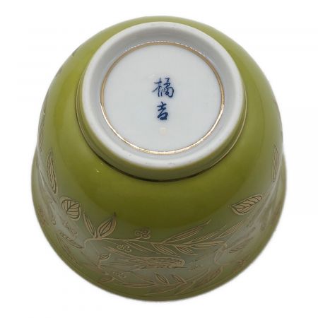 橘吉 (タチキチ) 茶器揃え 209-207 ▲ 萌葱金彩 急須1・湯呑み5セット