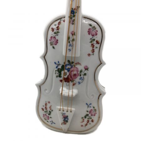 丸二産業 バイオリン照明 ホワイト 花柄 ※動作保証無