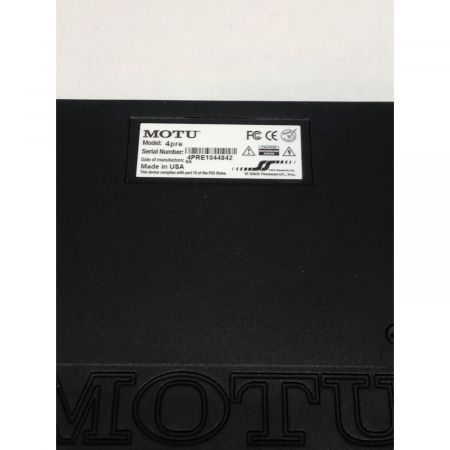 MOTU (モツ) オーディオインターフェース 4PRE