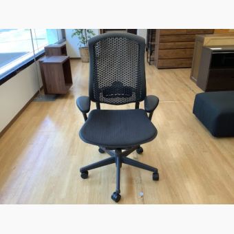 Herman Miller (ハーマンミラー) アーロンチェア ブラック グラファイトベース・ランバーサポート・カーペット仕様 1人掛け CJ133AAFC JOIFA339