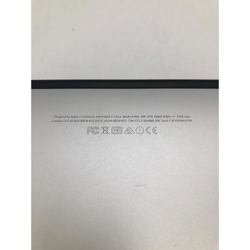 Apple MacBook Air MQD42J/A 13.3インチ Mac OS Core i5 CPU:第5世代 メモリ:8GB SSD:256GB SFVFVXGWHJ1WL