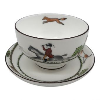 Wedgwood (ウェッジウッド) ジャパニーズカップ&ソーサー 廃盤品 ハンティングシーン