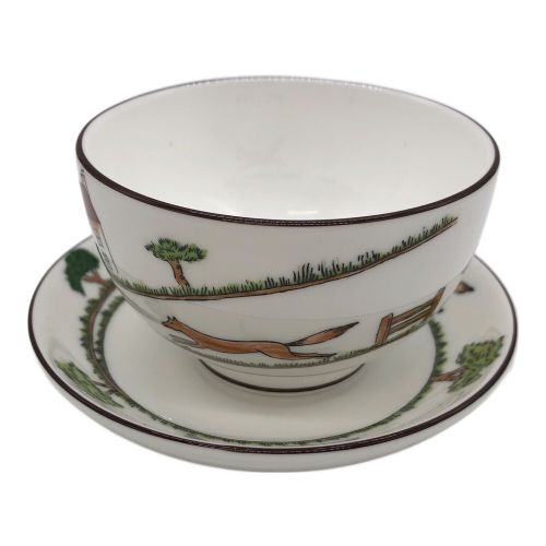 Wedgwood (ウェッジウッド) ジャパニーズカップ&ソーサー 廃盤品 ハンティングシーン