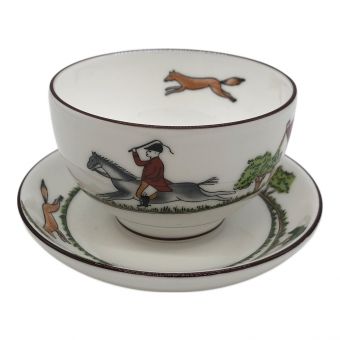 Wedgwood (ウェッジウッド) ジャパニーズカップ&ソーサー 廃盤品 ハンティングシーン