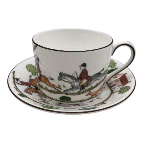 Wedgwood (ウェッジウッド) カップ&ソーサー 廃盤品 ハンティングシーン