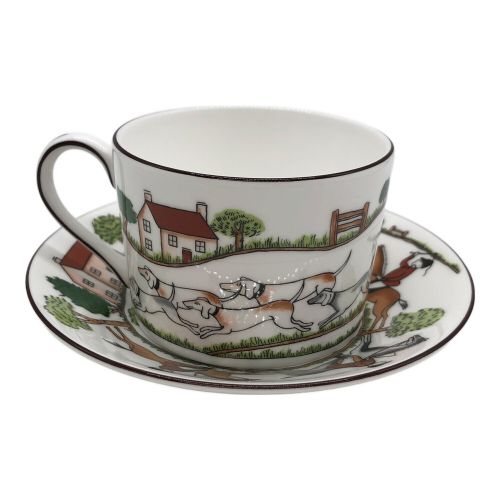 Wedgwood (ウェッジウッド) カップ&ソーサー 廃盤品 ハンティングシーン