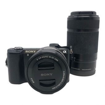 SONY ミラーレス一眼カメラ ダブルズームレンズキット EPZ 16-50mm F3.5-5.6 OSS ＋ E55-210mm F4.5-6.3 OSS ※キズ・ヨゴレ有