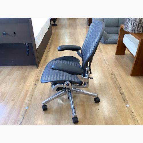 Herman Miller (ハーマンミラー) アーロンチェア ブラック AE113AFB Bサイズ/ポスチャーフィットフルサイズ