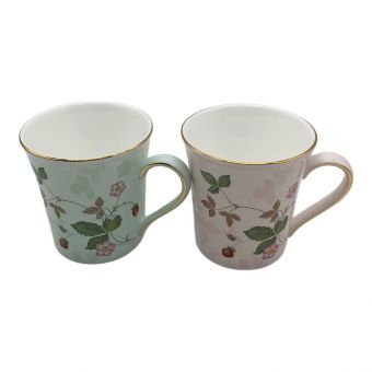 Wedgwood (ウェッジウッド) マグカップ ワイルドストロベリー パステル 2Pセット