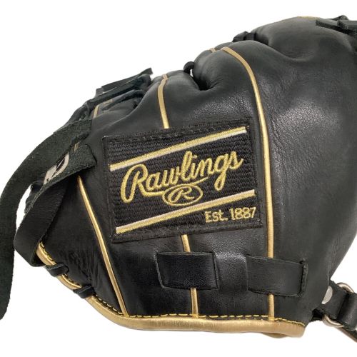 RAWLINGS (ローリングス) 軟式グローブ SIZE 11 3/4 ブラック×ゴールド 投手用 右投げ用 GR2HMA15FB