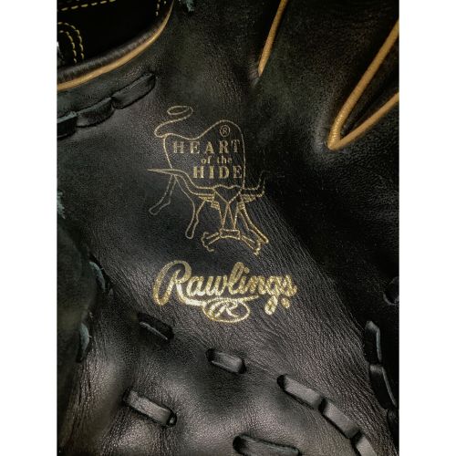 RAWLINGS (ローリングス) 軟式グローブ SIZE 11 3/4 ブラック×ゴールド 投手用 右投げ用 GR2HMA15FB