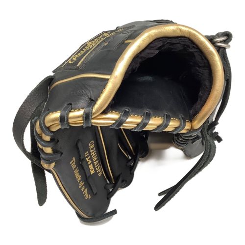 RAWLINGS (ローリングス) 軟式グローブ SIZE 11 3/4 ブラック×ゴールド 投手用 右投げ用 GR2HMA15FB