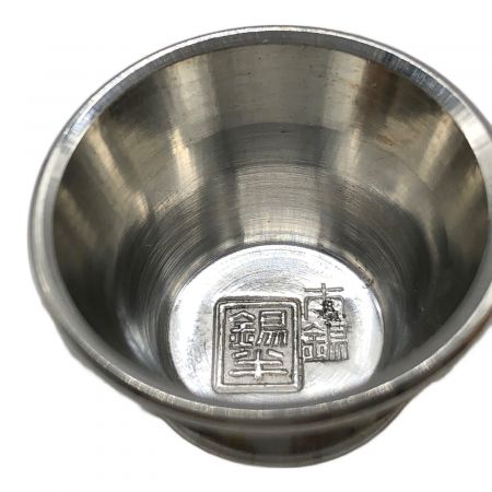 錫製 浪華錫器 本錫 酒器 徳利 猪口 浪華 錫半 錫製酒器揃 徳利1・お猪口3｜トレファクONLINE