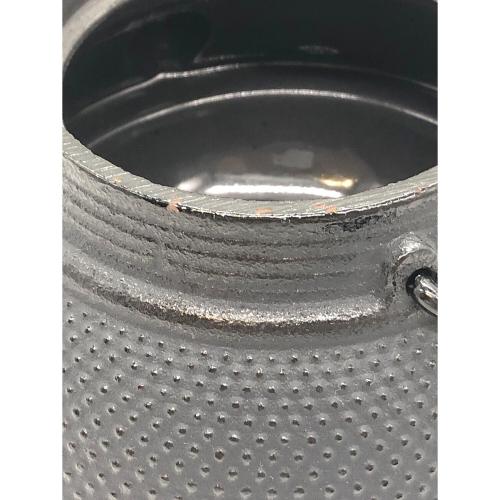 南部鉄器 (ナンブテッキ) 鉄瓶 兼用瓶 こしきアラレ