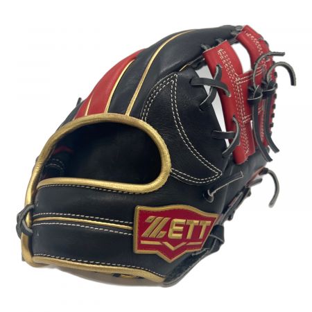 ZETT Neo Status グローブ 右投げ用 ブラック/レッド硬式 ZETT NEO STATUS 硬式グローブ 右投げ用 ZETT Neo Status