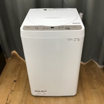 SHARP (シャープ) 全自動洗濯機 286 6.0kg ES-GE6H 2024年製 クリーニング済 50Hz／60Hz